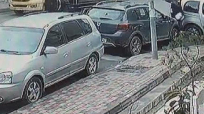 Kağıthane'de lüks cipe silahlı saldırı! Görüntüler ortaya çıktı