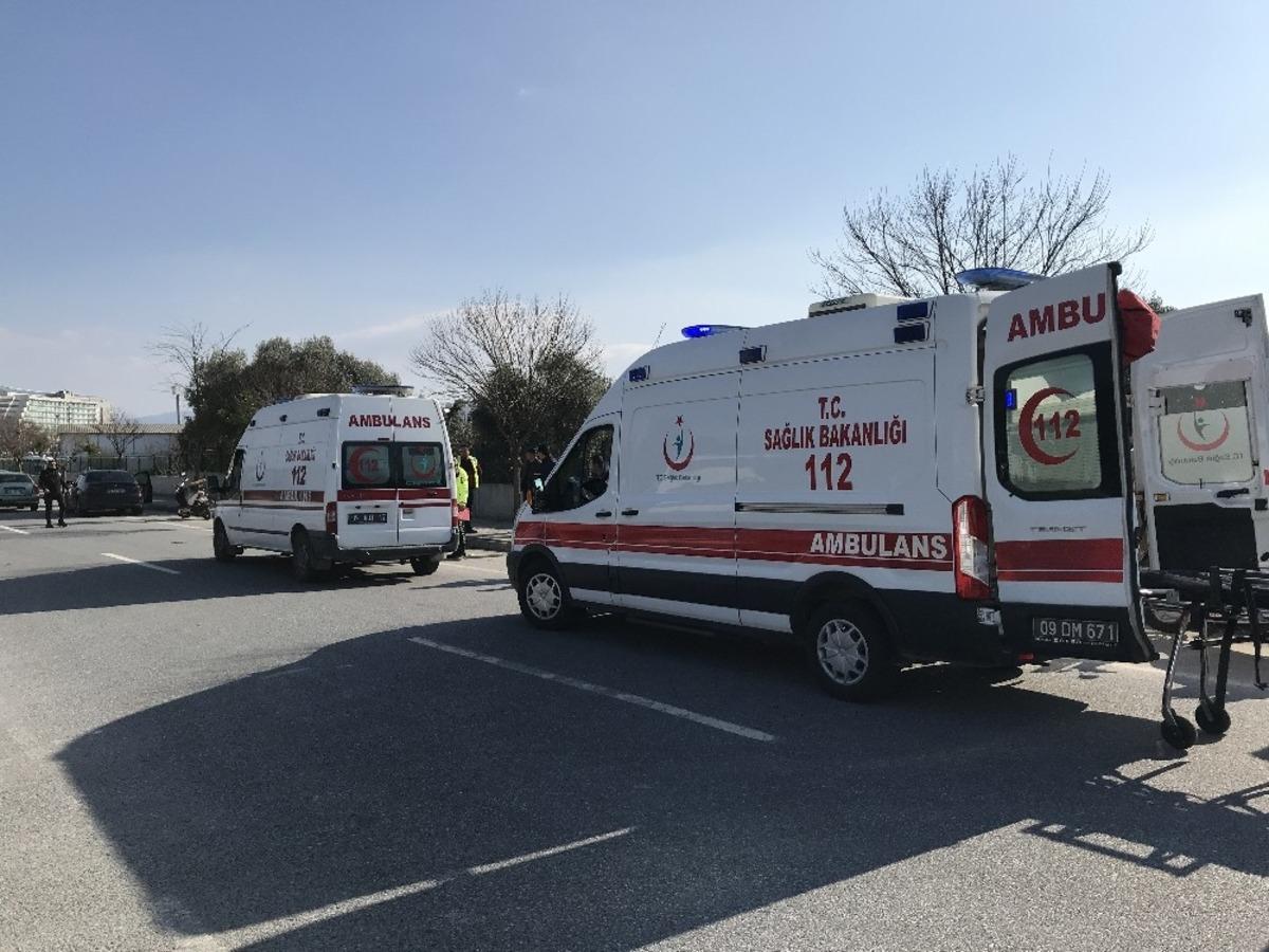 Virajı alamayan motosiklet ağaca &ccedil;arptı; 2 ağır yaralı