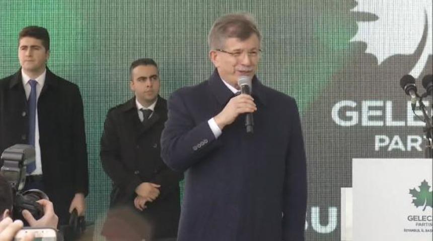 Gelecek Partisi Genel Başkanı Ahmet Davutoğlu'ndan İstanbul İl Başkanlığı açılışında önemli açıklamalar