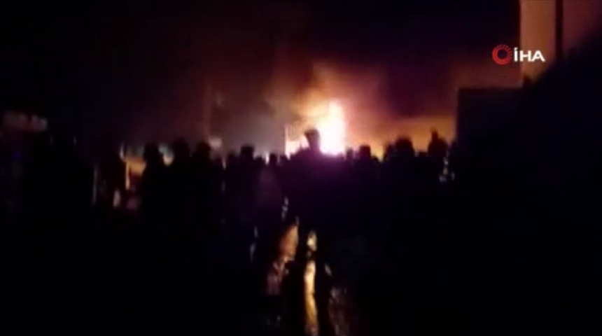 Tel Abyad’da bomba yüklü araç patladı! Terörist sağ yakalandı