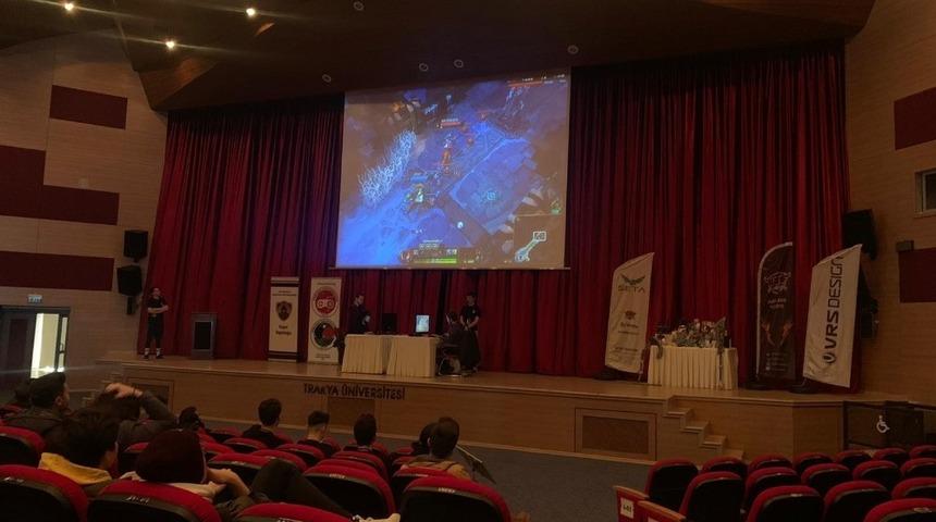 Trakya Üniversitesi’nde e-spor turnuvası