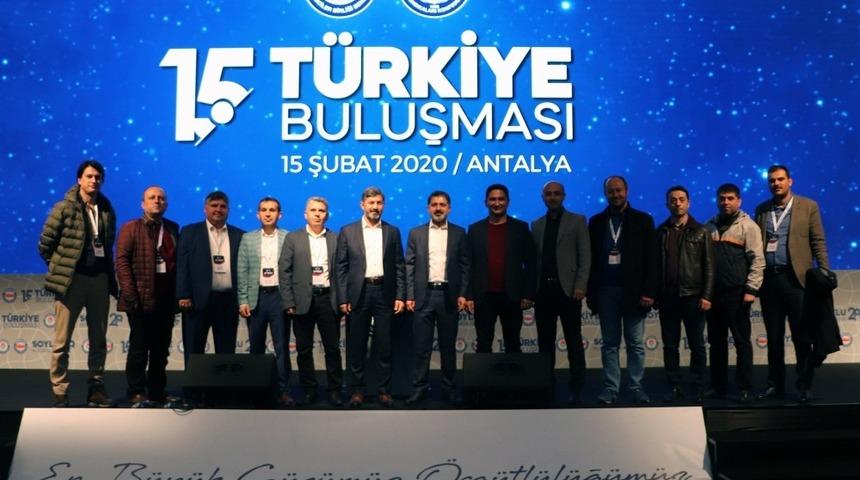 U&ccedil;ak, Eğitim Bir-Sen 15. T&uuml;rkiye Buluşmasına katıldı