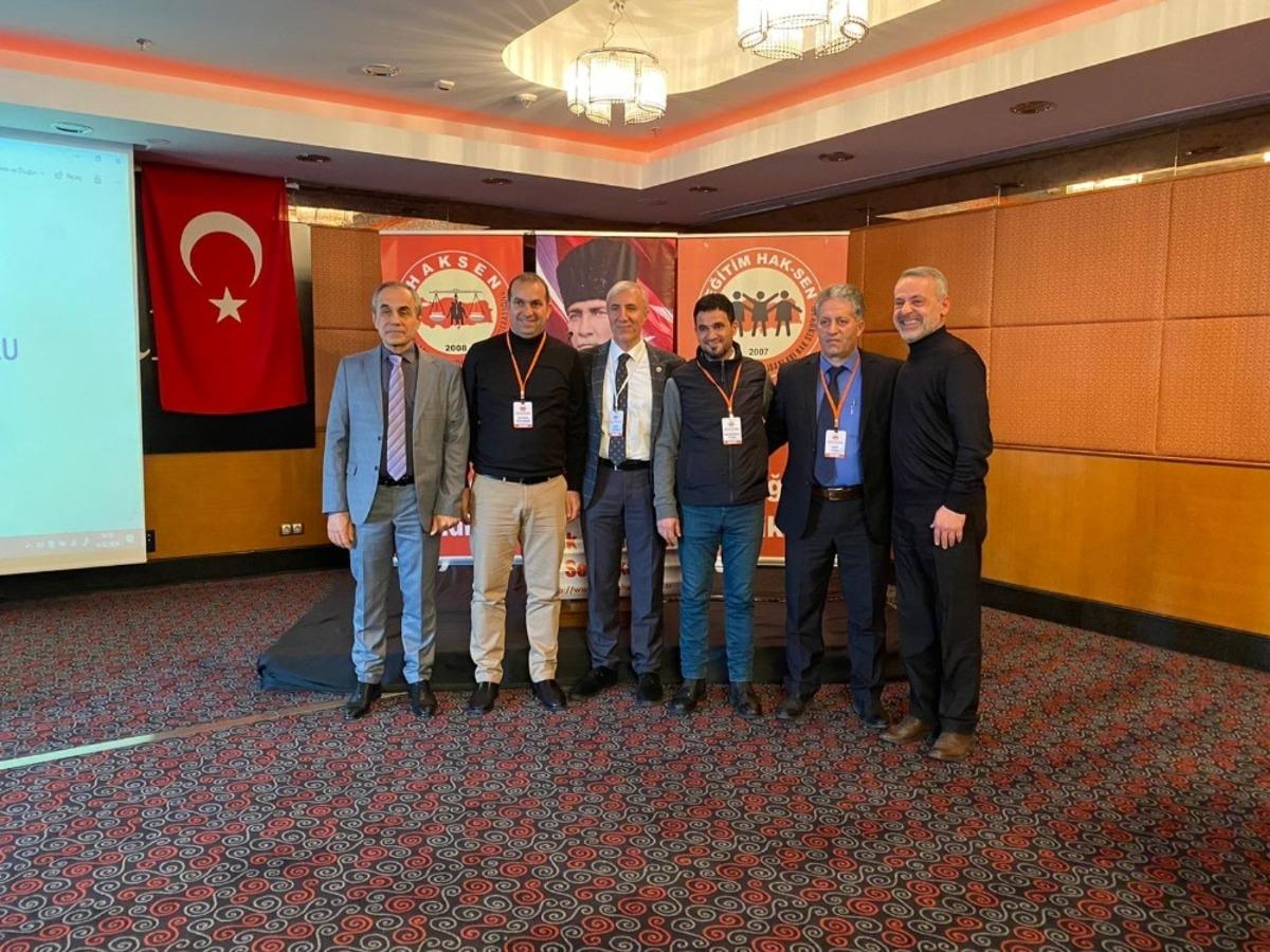 Eğitim Hak Sen Genel Başkanı G&ouml;k&ccedil;ek g&uuml;ven tazeledi