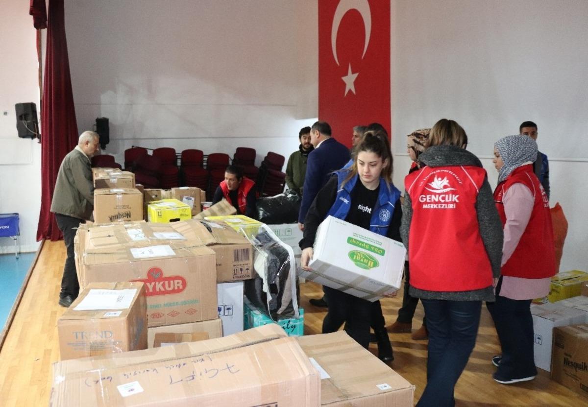 Gen&ccedil;lik Merkezinden İdlib&rsquo;e yardım