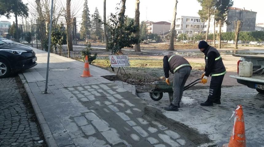 D&uuml;zce Belediyesi, engelliler i&ccedil;in &ccedil;alışıyor