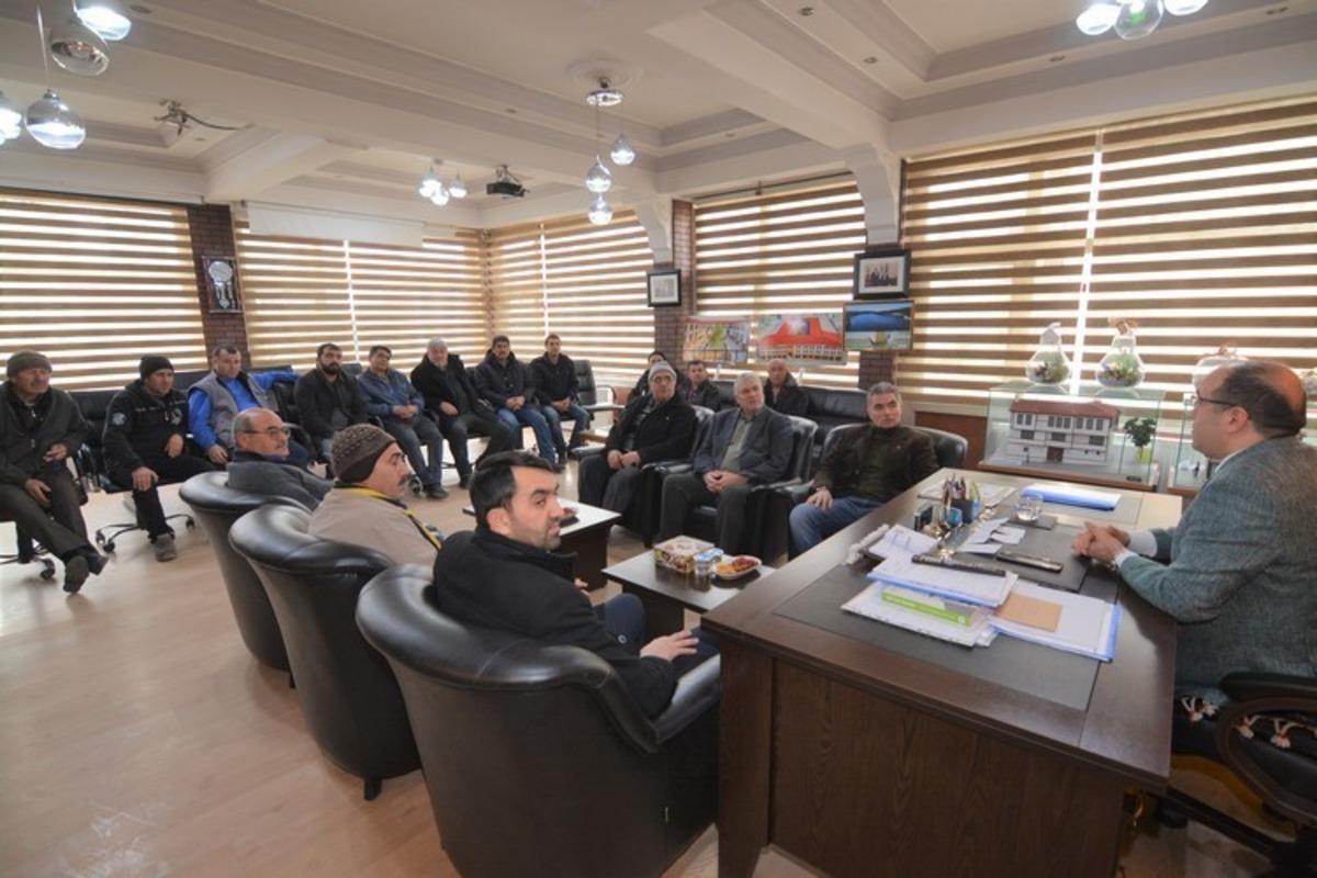 Sazak Mahallesi sakinleri Başkan Mustafa &Ccedil;&ouml;l&rsquo;&uuml; ziyaret etti