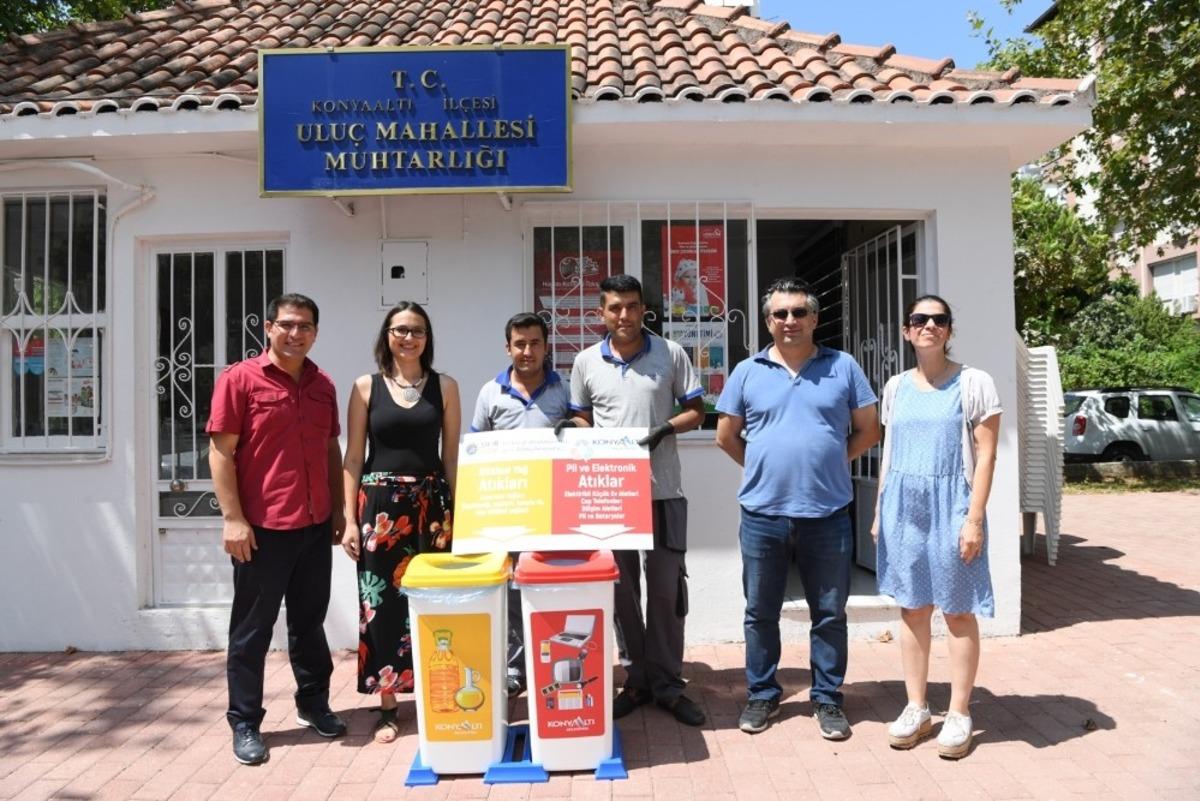 Konyaaltı Belediyesi atık yağ getireni &ouml;d&uuml;llendiriyor