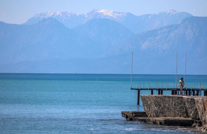Fotoğraf bugün çekildi! Sıcak havayı gören plaja indi G5