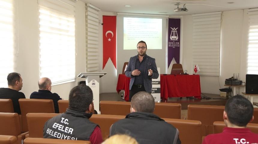 Efeler Belediyesi&rsquo;nde hijyen eğitimi verildi