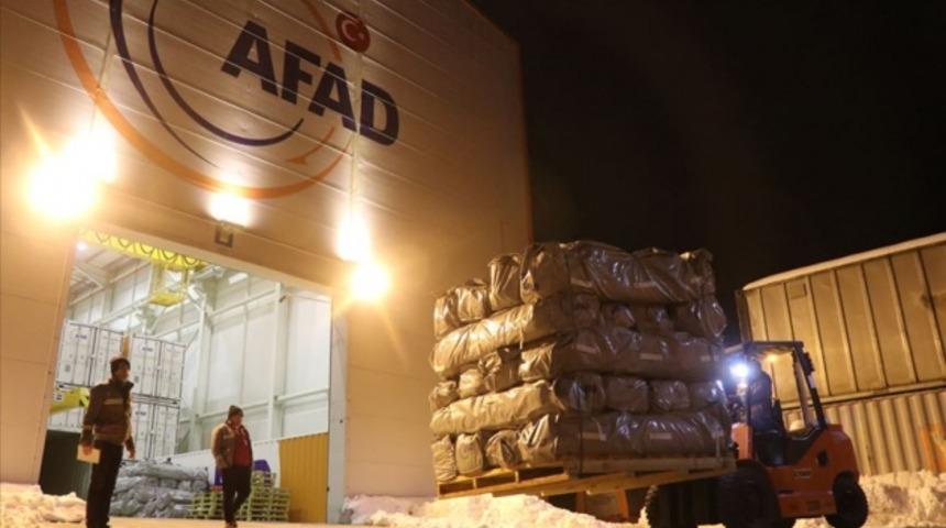 AFAD, depremzedeler i&ccedil;in toplanan yardım miktarını a&ccedil;ıkladı