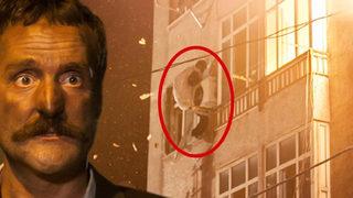 Dizi setinde yangın paniği