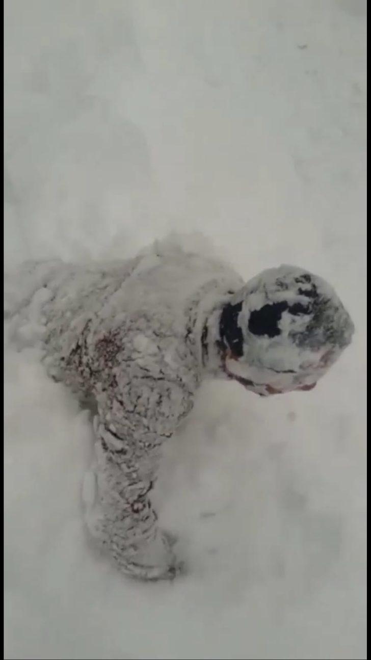 Karda yüzüyorlar! İşte sosyal medyanın yeni trendi G1