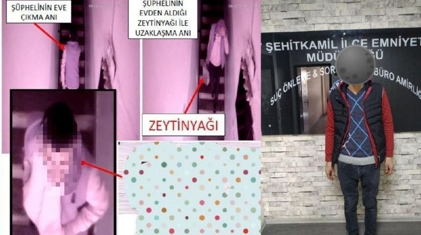 Zeytin yağı hırsızı yakalandı