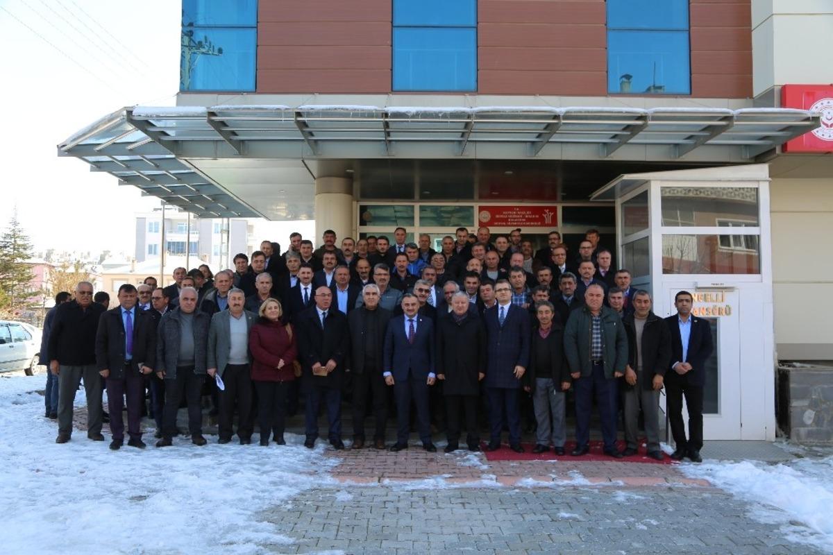 Develi&rsquo;de Şubat ayı muhtarlar toplantısı yapıldı