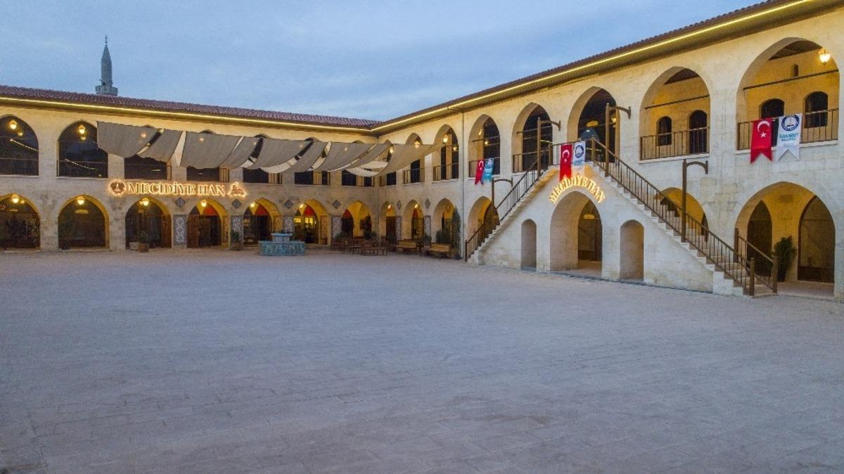 Gaziantep&rsquo;in Sahaflar &ccedil;arşısı k&uuml;lt&uuml;r&uuml; Mecidiye Han&rsquo;da yaşatılacak