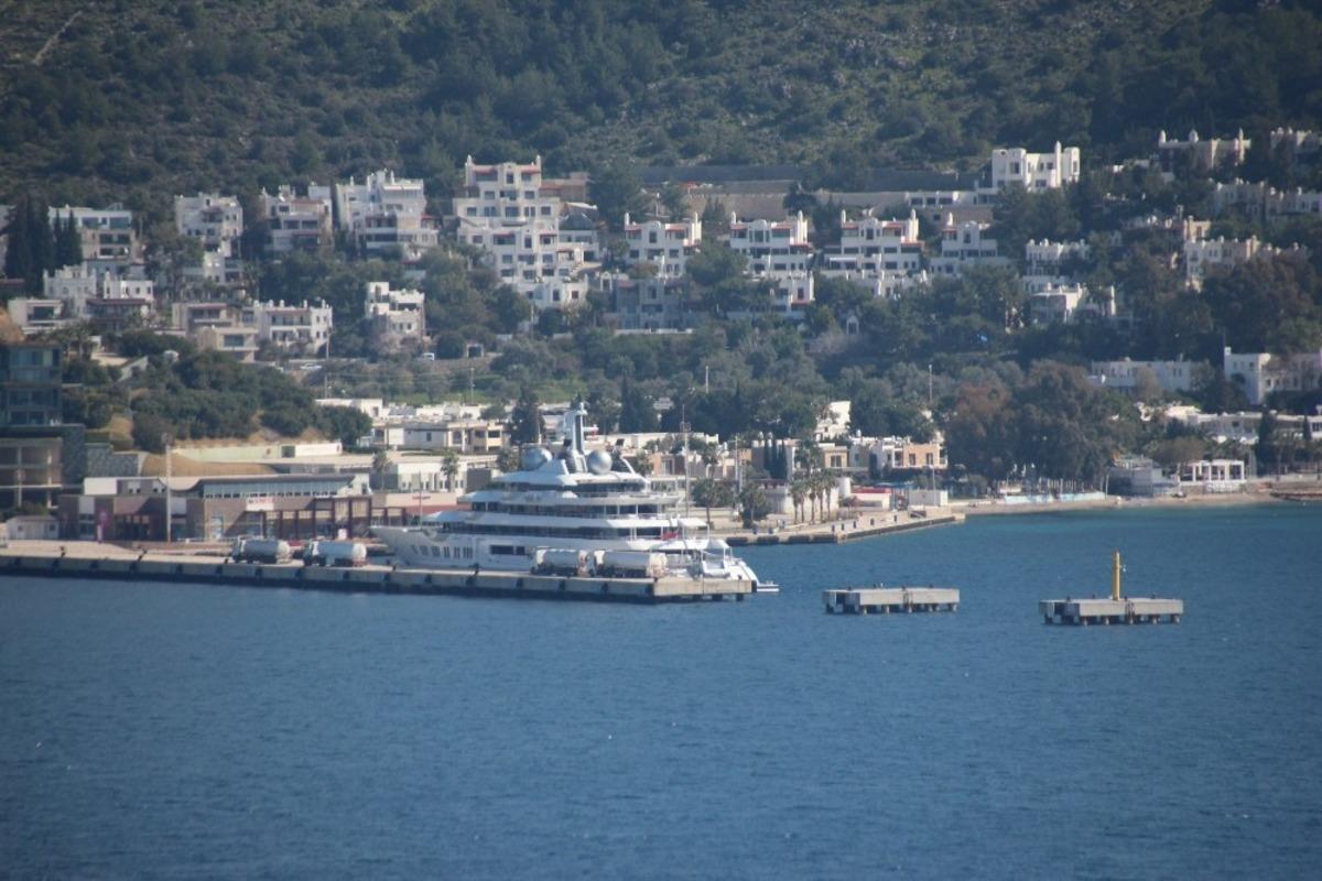 106 metrelik motoryat Bodrum&rsquo;a geldi