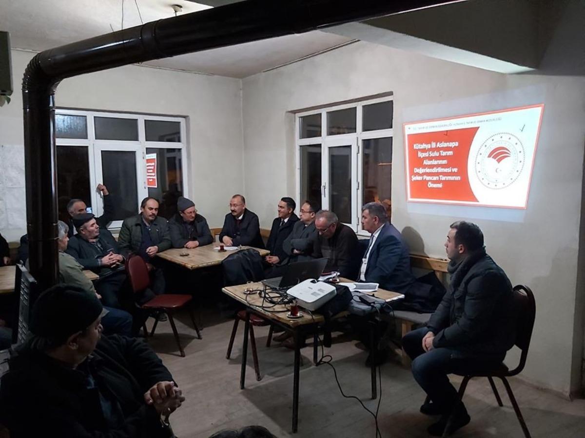 Aslanapa&rsquo;da &ccedil;ift&ccedil;iler bilgilendirildi