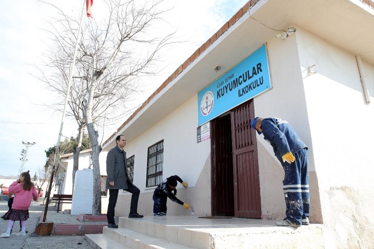 Seyhan&rsquo;da okullar renkleniyor