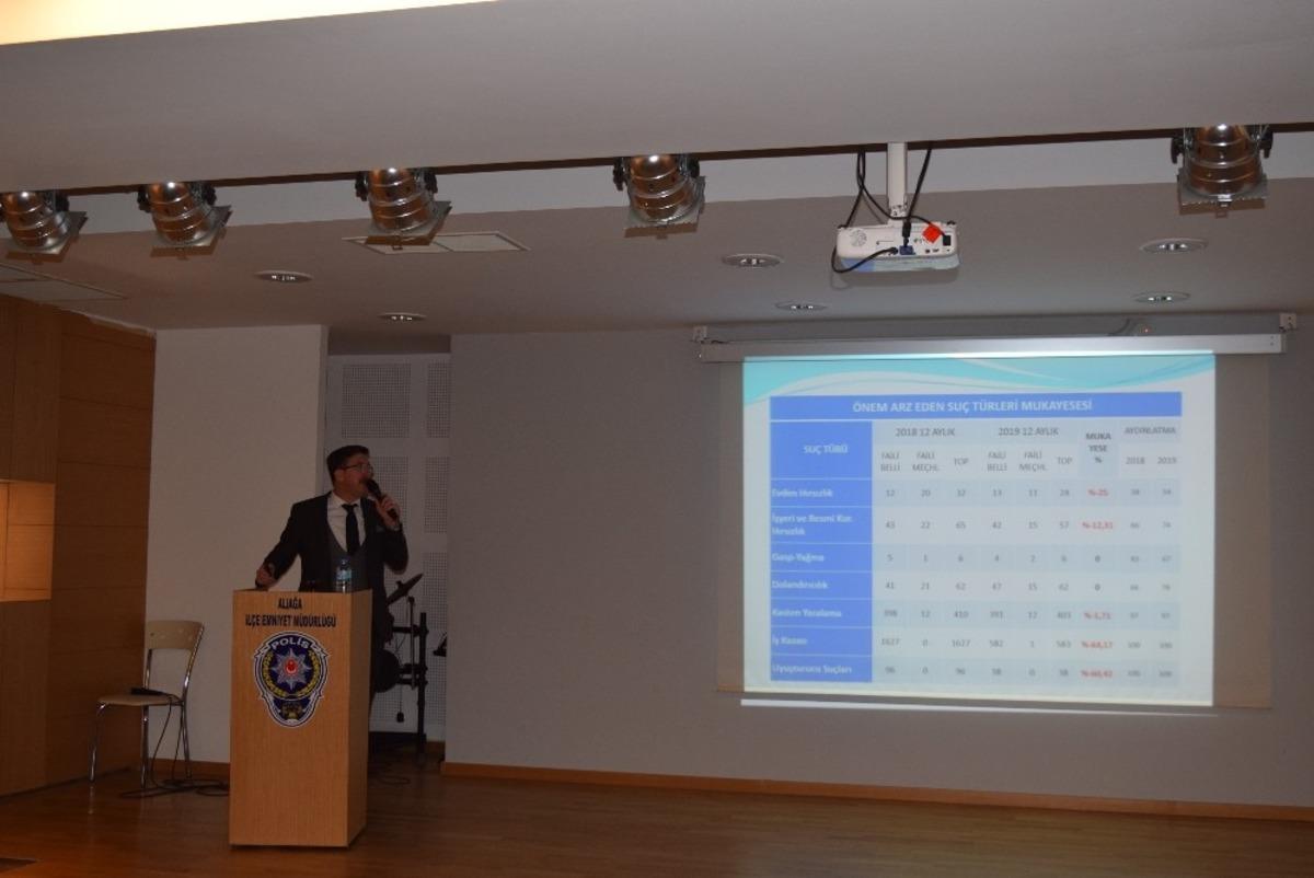 Aliağa İl&ccedil;e Emniyet M&uuml;d&uuml;r&uuml; Uğurtaş: "Olay sayısında y&uuml;zde 30 d&uuml;ş&uuml;ş var"