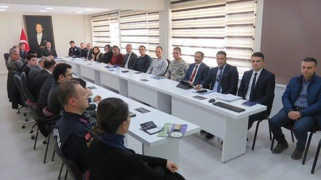 Merzifon’da afet hazırlık toplantısı