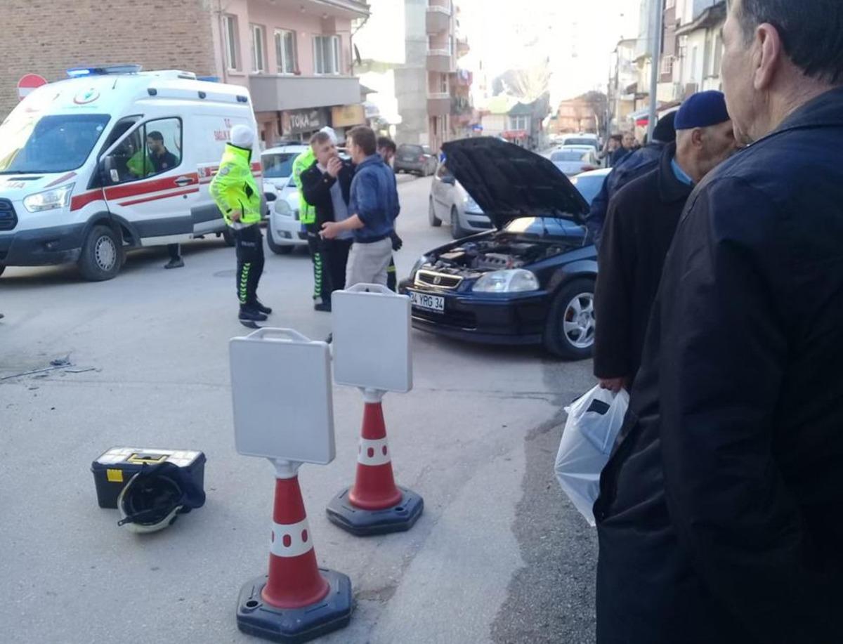 Bilecik&rsquo;te yaşanan trafik kazasında 1 kişi yaralandı