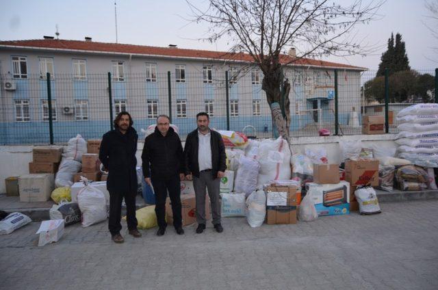 Söke’den İdlib’e yardım tırı yola çıktı