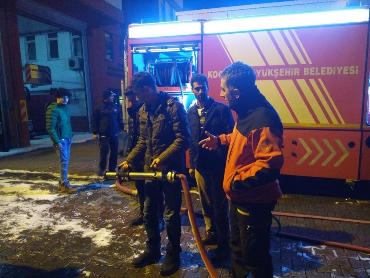 108. d&ouml;nem g&ouml;n&uuml;ll&uuml; itfaiyeciler eğitimde