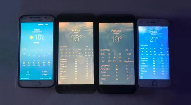 Apple hava durumu uygulaması Ankara