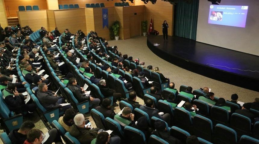 Park ve Bah&ccedil;eler M&uuml;d&uuml;rl&uuml;ğ&uuml; personeline iş sağlığı eğitimi