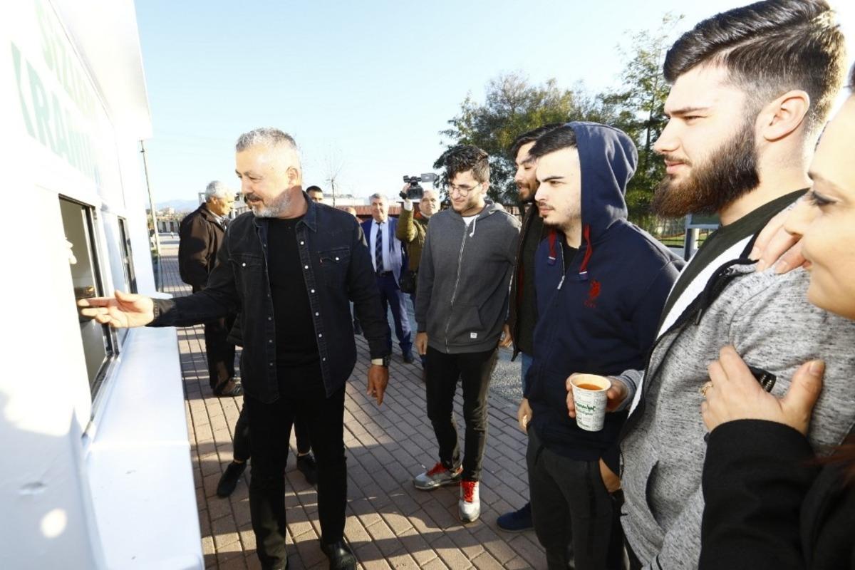 Manavgat Belediyesinden &ccedil;orba ikramı