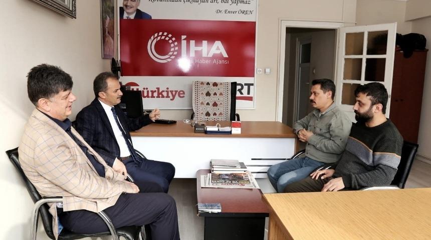 Başkan Kılın&ccedil;&rsquo;tan İHA&rsquo;ya ziyaret