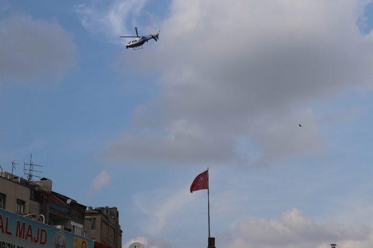 Gaziantep’te helikopter destekli trafik uygulaması G5