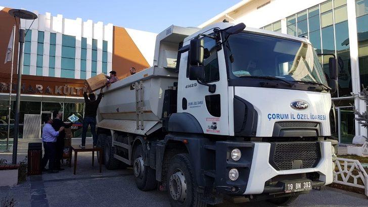 Çorum’da toplanan yardımlar İdlib’e gönderildi G2