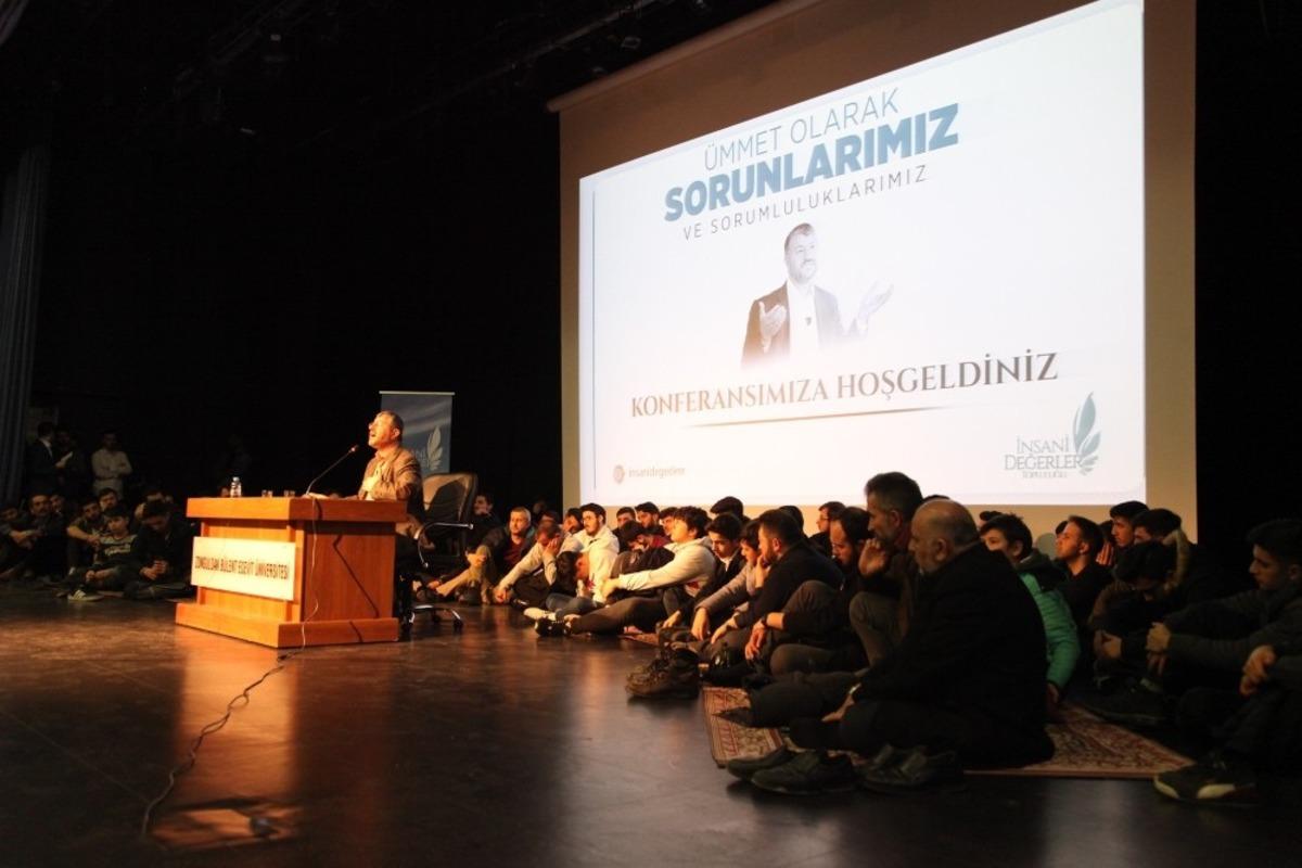 BE&Uuml;&rsquo;de &ldquo;&Uuml;mmet olarak sorunlarımız ve sorumluluklarımız&rdquo; konferansı
