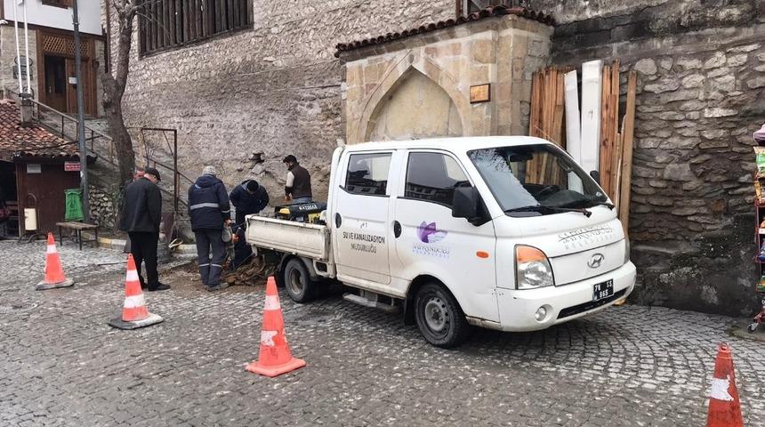 Safranbolu&rsquo;da altyapı &ccedil;alışmaları