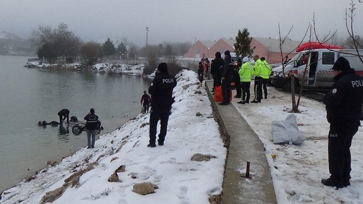 Malatya'da gölete uçan otomobilden cansız bedeni çıkarıldı G3