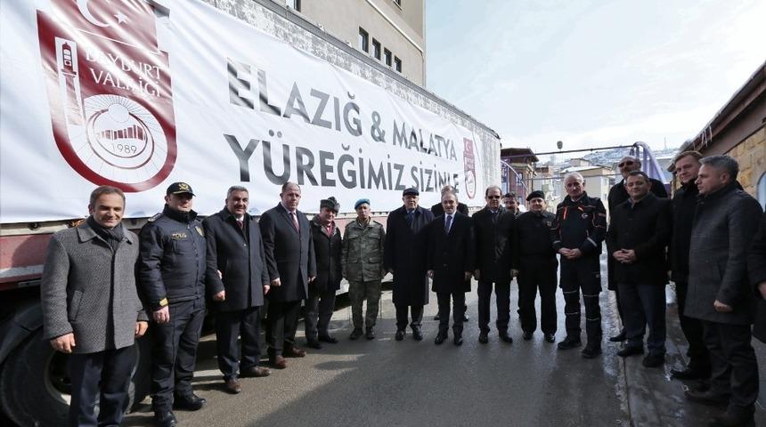 Bayburt &Uuml;niversitesinden deprem b&ouml;lgesine yardım