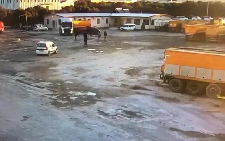 İzmir'de dehşet anları! TIR'ı üzerlerine sürdü G1