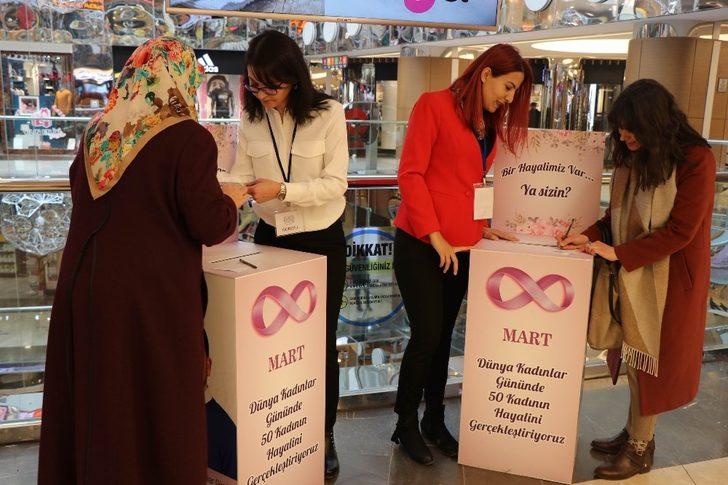 Kadınlar hayallerini “Hayal Kutularına” yazdı G2