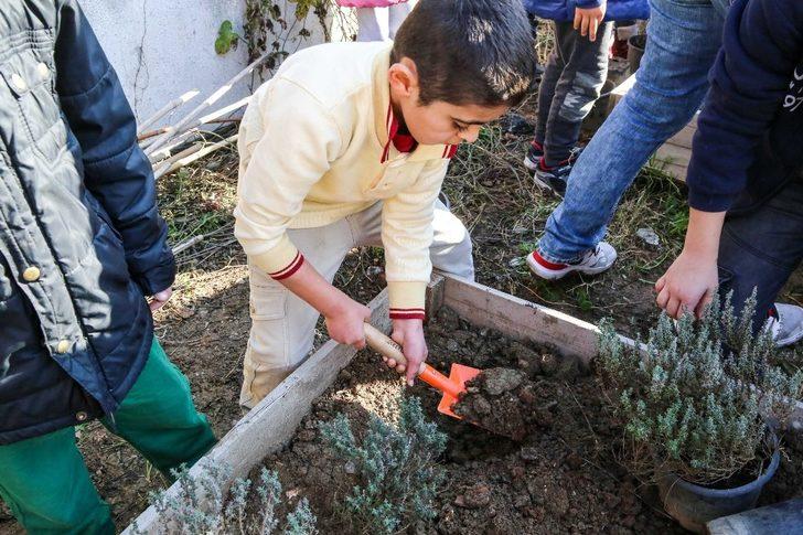 Buca’da minikler toprakla buluştu, bitkileri koklayarak tanıdı G5