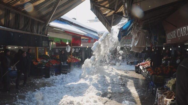 Kar kütlelerinin düşme anı kamerada G2