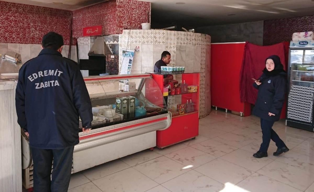 Edremit&rsquo;te gıda denetimi