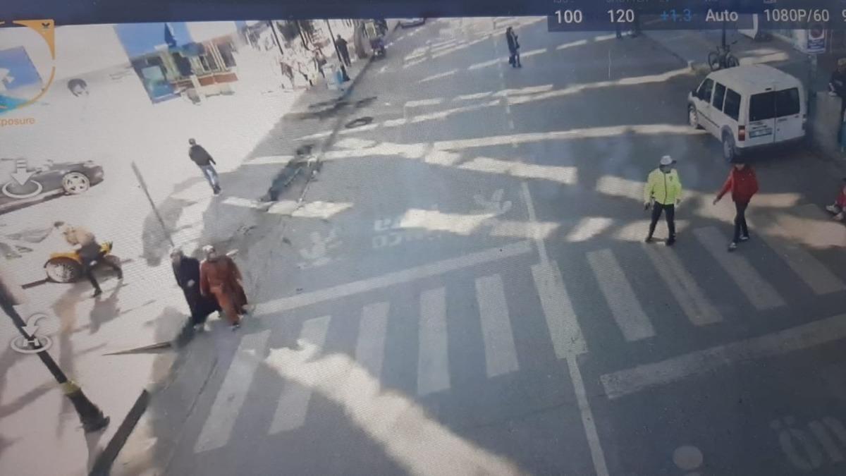 Yayalara &ouml;ncelik vermeyenlere droneli uygulama