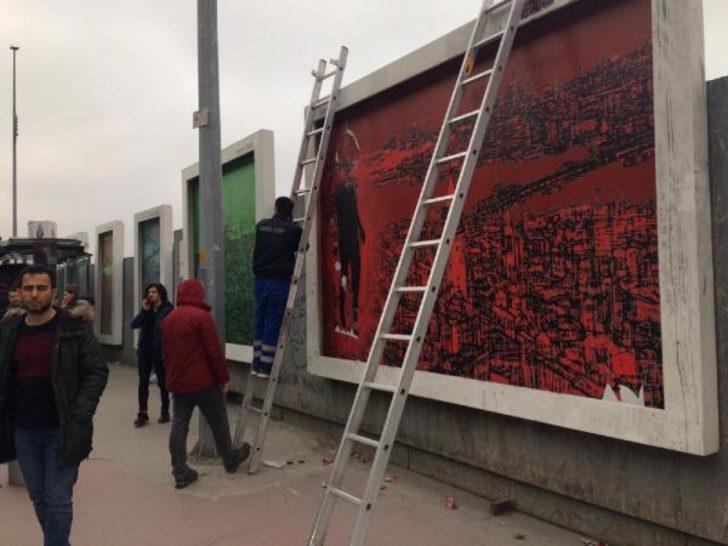 Beyoğlu'nda ekipleri harekete geçiren pano! Yakalandılar G4