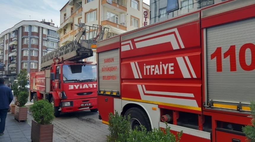 &Ccedil;arşamba&rsquo;da korkutan yangın