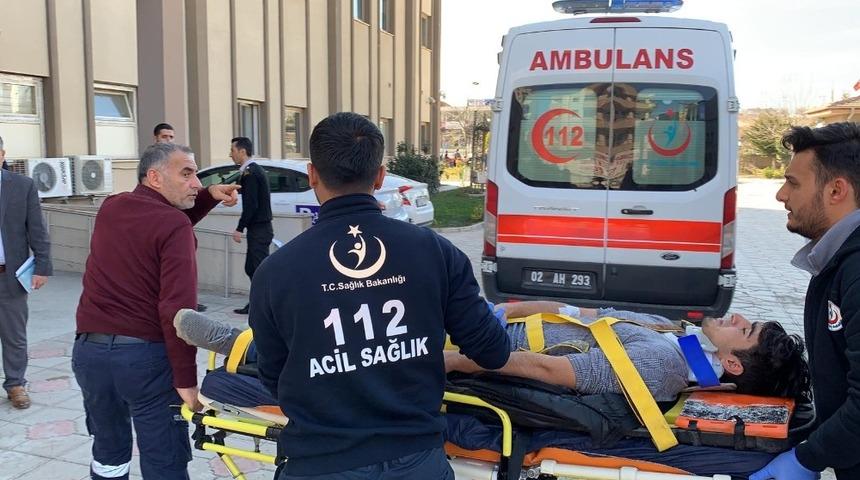 Adıyaman&rsquo;da motosiklet kaza: 1 yaralı