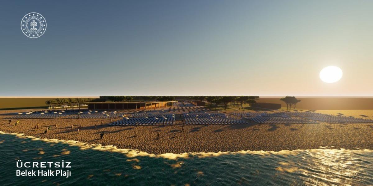 Belek'te yeni &uuml;cretsiz halk plajları a&ccedil;ılıyor