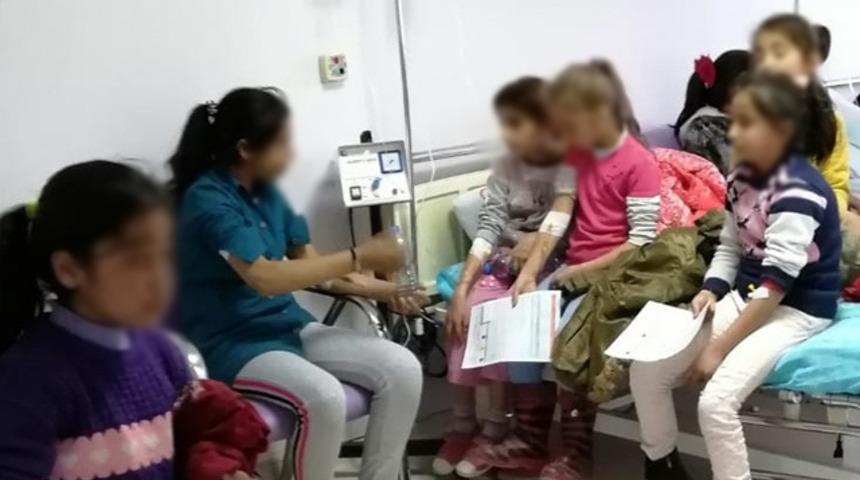 Adıyaman'da 51 öğrenci hastaneye kaldırıldı