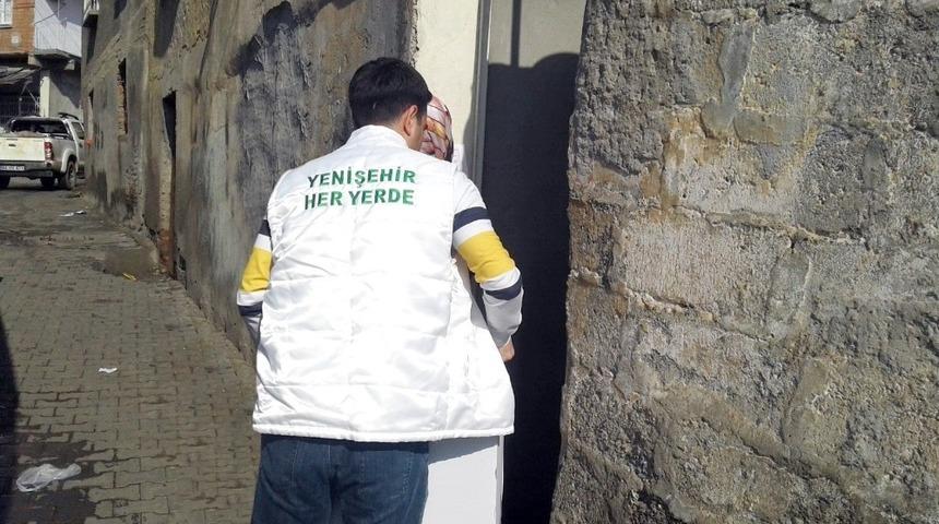 Yenişehir Belediyesinden &ccedil;&ouml;lyak hastalarına gıda yardımı