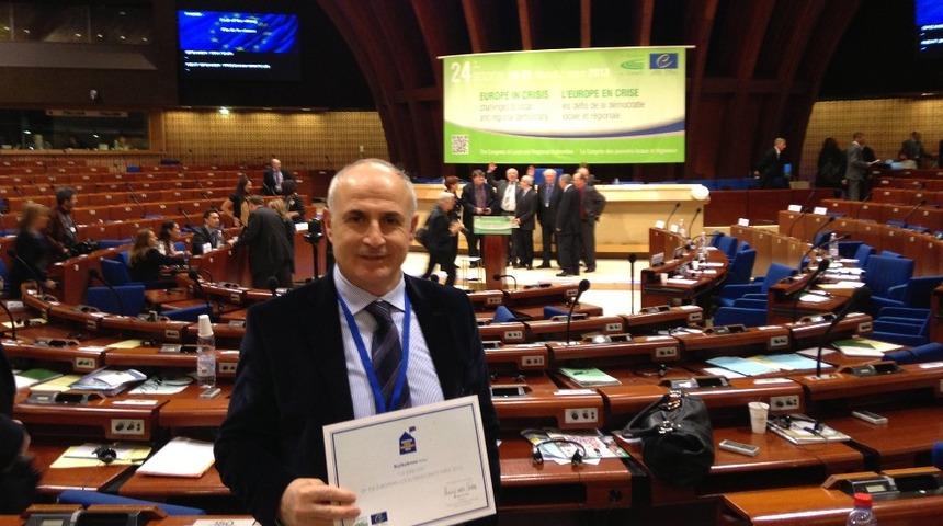 Başkan Akg&uuml;n, &ldquo;12 Yıldız Şehir&rdquo; &ouml;d&uuml;l&uuml; i&ccedil;in Strazburg&rsquo;a gidiyor